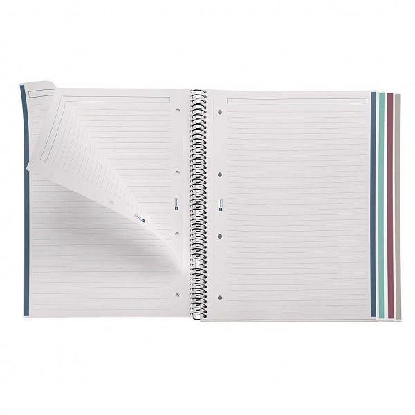 Spiralni zvezek A4 črte Miquelrius Boho Essence Blush