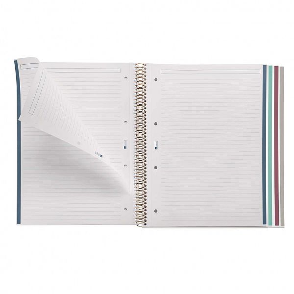 Spiralni zvezek A4 črte Miquelrius Golden Jazmine Dusk