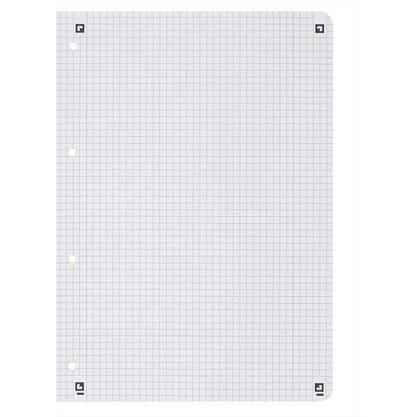Spiralni blok A4  karo Oxford Black Grey