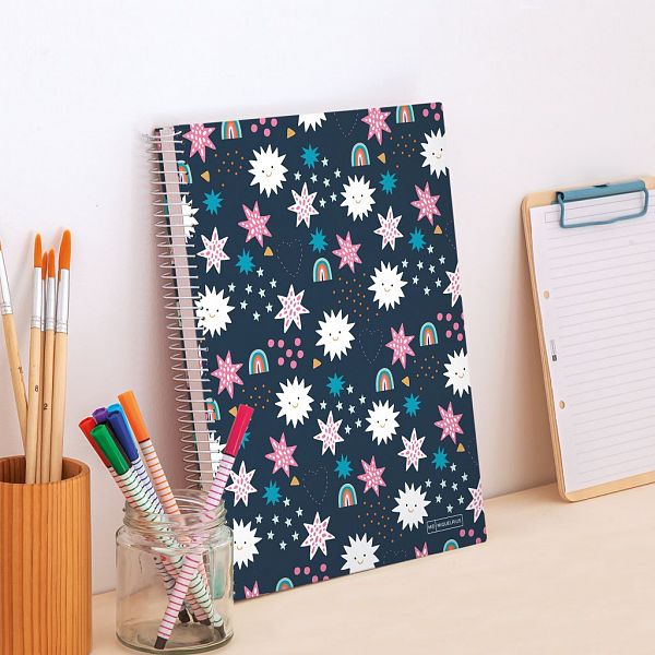 Spiralni blok A4 črte Miquelrius Lifestyle Twinkle