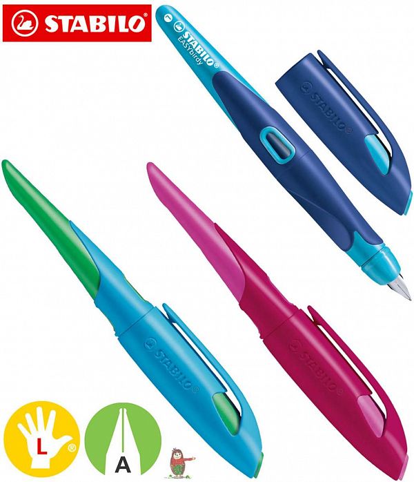 Nalivno pero Stabilo EasyBirdy L za levičarje Roza