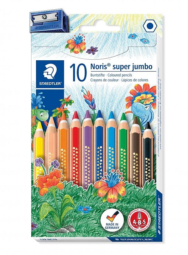 Barvice Staedtler Noris Club Super Jumbo 10/1 + šilček