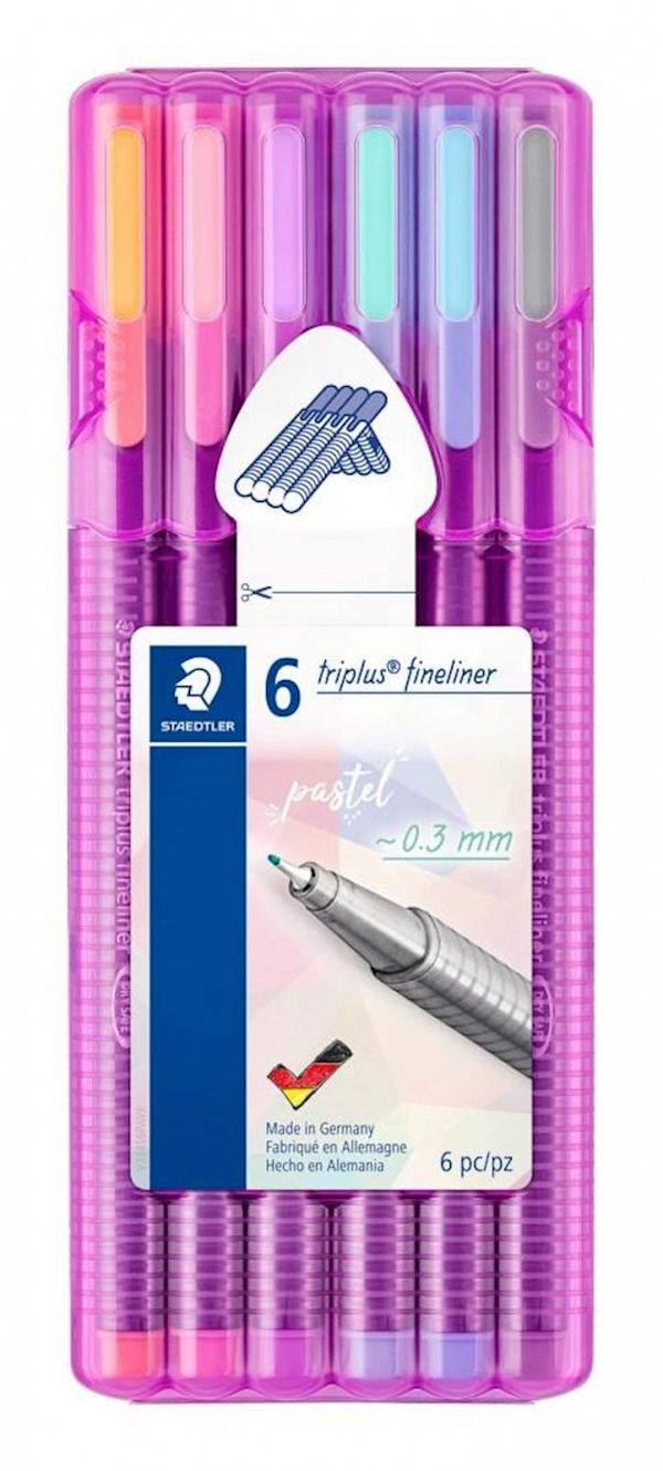 Fineliner Staedtler Triplus 6/1 PVC