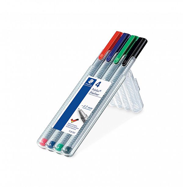 Fineliner Staedtler Triplus 4/1  PVC 