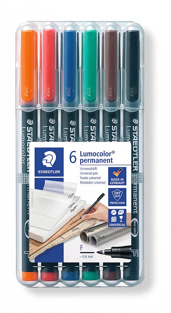 Flomastri Staedtler Lumocolor F 6/1