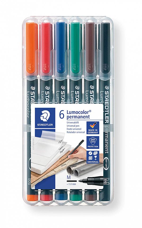 Flomastri Staedtler Lumocolor M 6/1