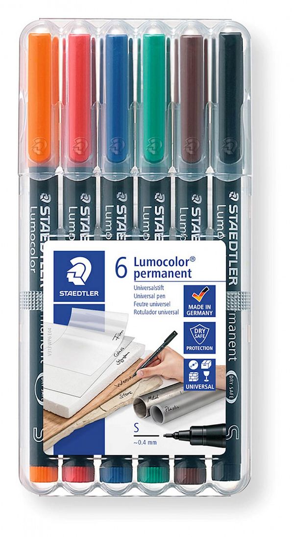 Flomastri Staedtler Lumocolor S 6/1