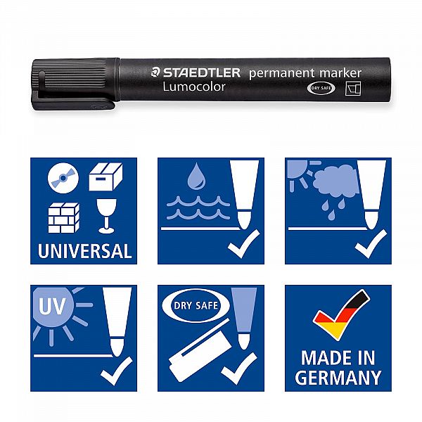 Flomastri Staedtler Lumocolor s poševno konico 8/1 