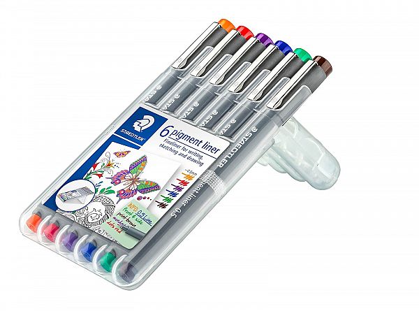 Fineliner Staedtler Pigment Liner 6/1 PVC