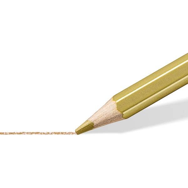 Barvice Staedtler Akvarel Design Journey Metallic 12/1 v kovinski škatli