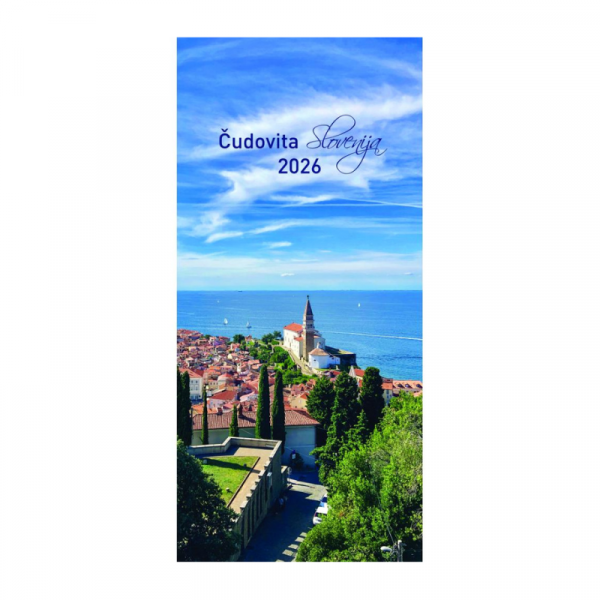 Koledar stenski Čudovita Slovenija 2026