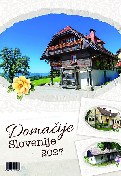 Koledar stenski 2027 JM Domačije Slovenije