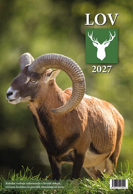 Koledar stenski 2027 JM Lov