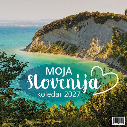 Koledar stenski 2027 JM Moja Slovenija