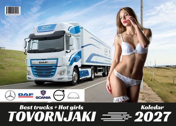 Koledar stenski 2027 JM Tovornjaki