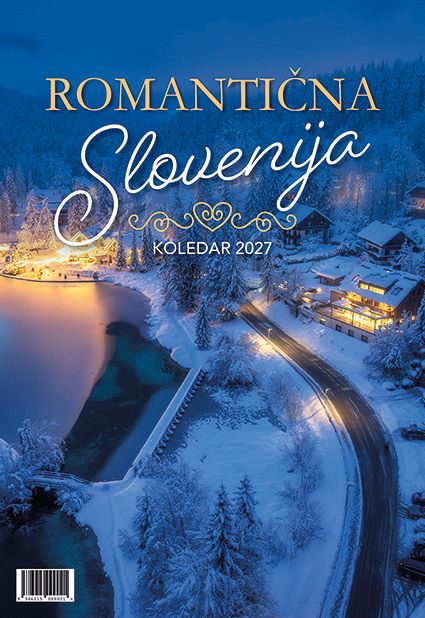 Koledar stenski 2027 JM Romantična Slovenija