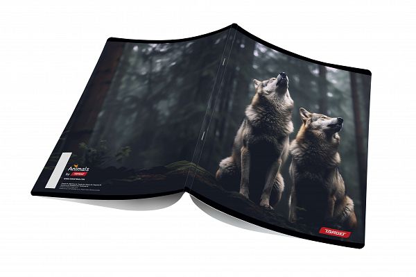 Zvezek A4 karo Target Animal 54L