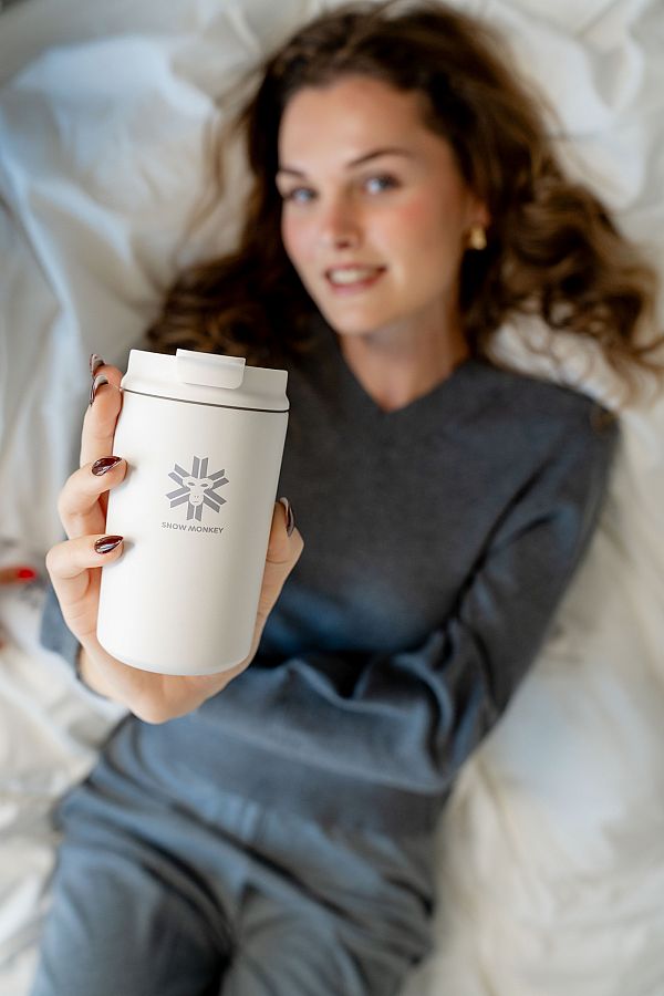 Termo lonček Snow Monkey Buzz 0.28 L Oblačno bel