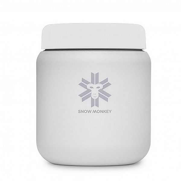 Termo posoda Snow Monkey Foodie Maxi 0.7 L Oblačno bela