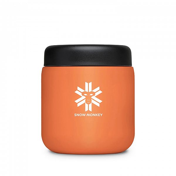 Termo posoda Snow Monkey Foodie Midi 0.48 L Oranžna