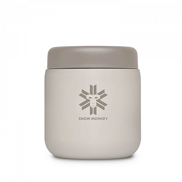 Termo posoda Snow Monkey Foodie Midi 0.48 L Rjava