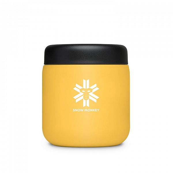 Termo posoda Snow Monkey Foodie Midi 0.48 L Rumena