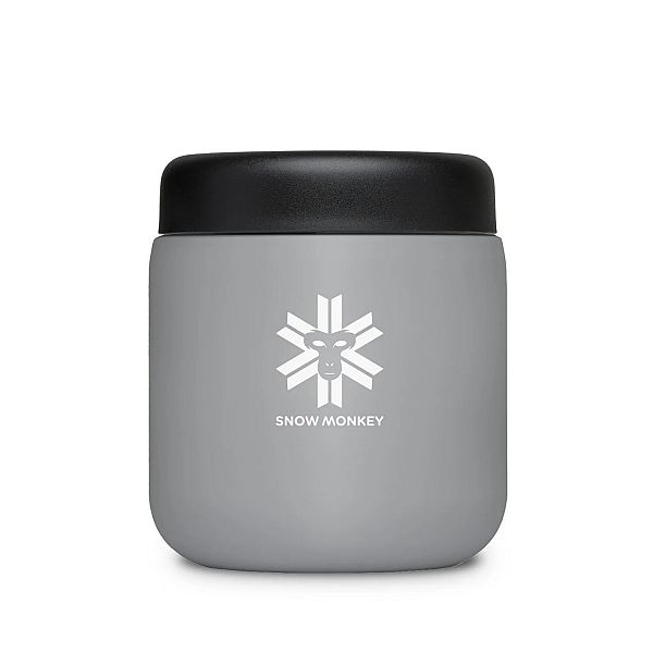 Termo posoda Snow Monkey Foodie Midi 0.48 L Svetlo siva