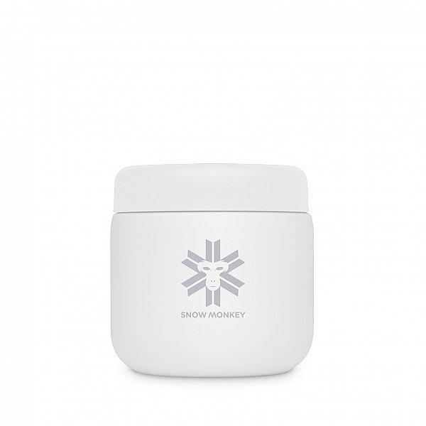 Termo posoda Snow Monkey Foodie Mini 0.35 L Oblačno bela