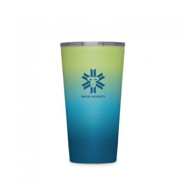 Termo lonček Snow Monkey Enjoyer 0.47 L Lime Breeze