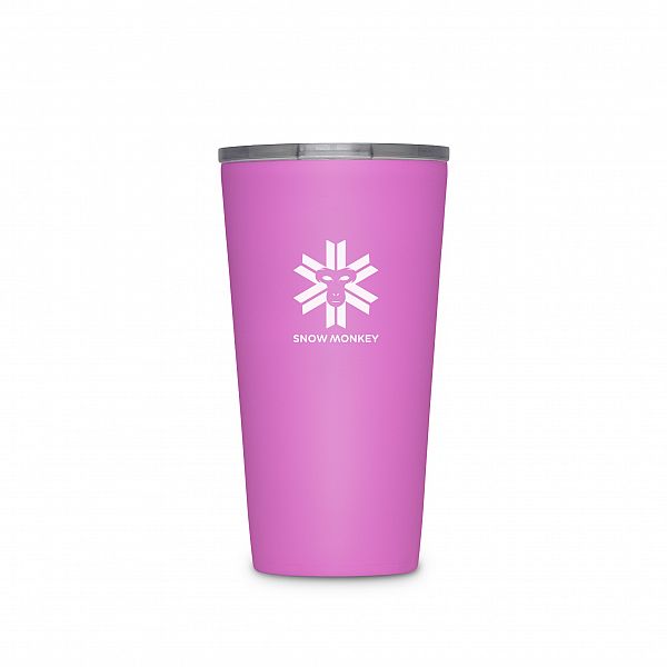 Termo lonček Snow Monkey Enjoyer 0.47 L Pink