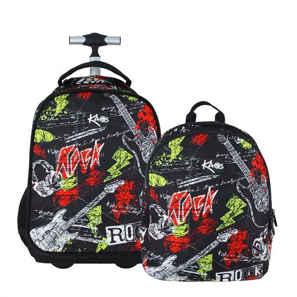 Nahrbtnik na kolesih Kaos Trolley 2v1 4ever Rock