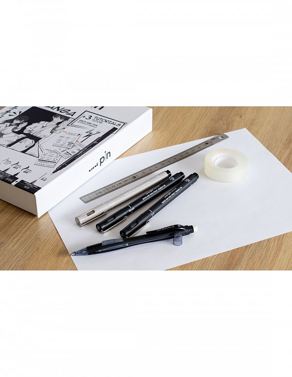 Uni Pin Fineliner Manga 8/1 črn (0.1–1.2 mm)