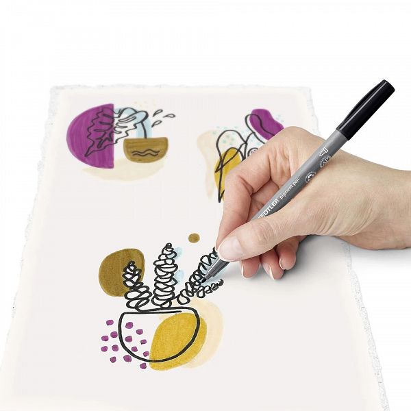 Ustvarjalni komplet pisal Staedtler Design Journey – Line Art x Botanical 10/1