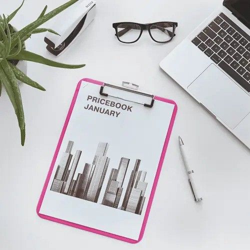 Vpenjalna mapa A4 Leitz WOW clipboard roza