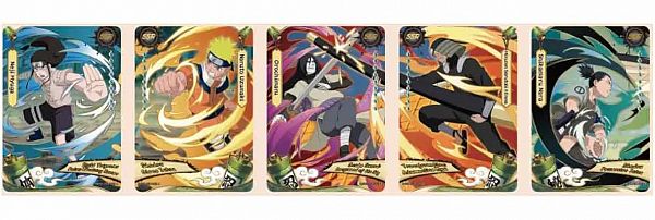 Zbirateljske Gold Booster karte Naruto Smriti Earth Scroll