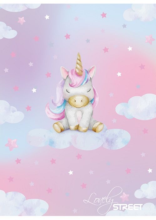 Zvezek A4 brezčrtni Street Unicorn HQ 54L 
