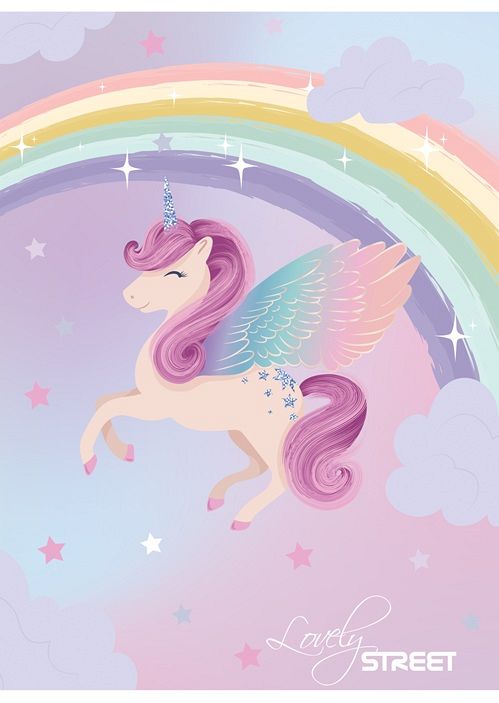 Zvezek A4 črte Street Unicorn HQ 54L 