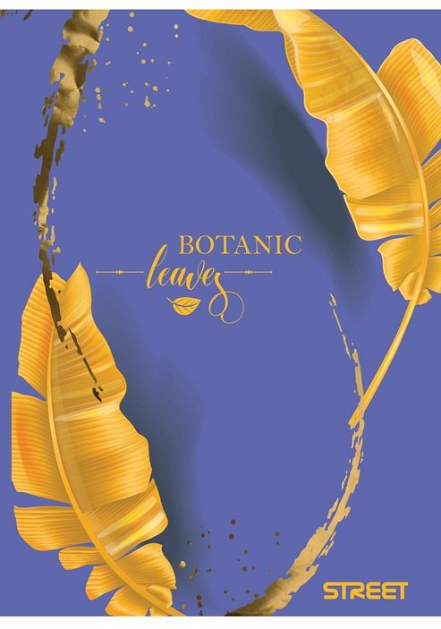 Zvezek A5 črte Street Botanic 54L