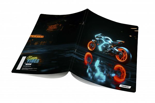 Zvezek A5 črte Target Neon Vibes 54L