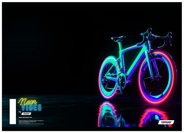 Zvezek A5 črte Target Neon Vibes 54L