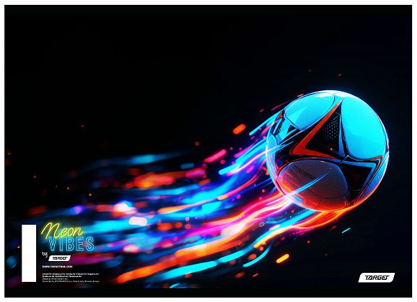 Zvezek A5 črte Target Neon Vibes 54L