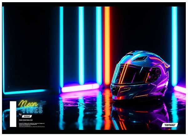Zvezek A5 črte Target Neon Vibes 54L