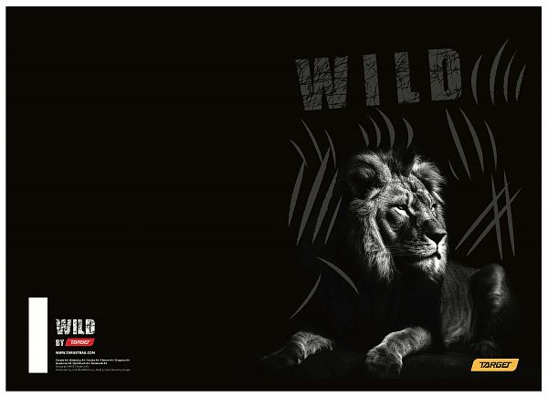 Zvezek A4 črte Target Animal Wild 54L
