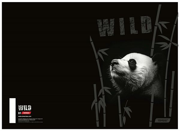Zvezek A4 črte Target Animal Wild 54L