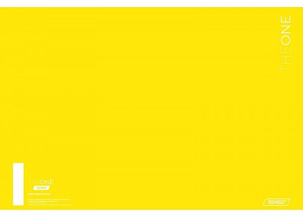 Zvezek A4 črte Target One Color 54L