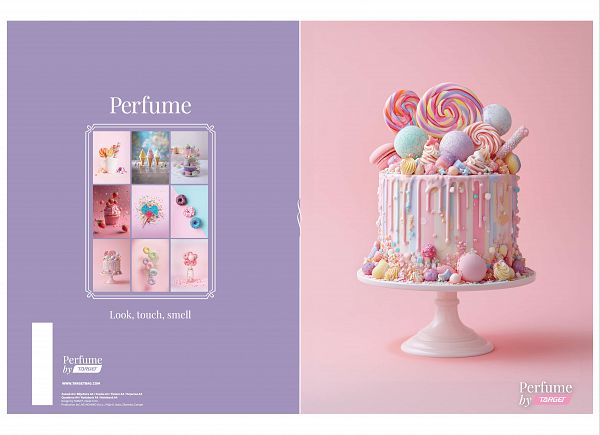 Zvezek A4 brezčrtni Target Perfume 54L