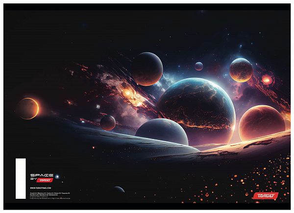 Zvezek A4 črte Target Space 54L